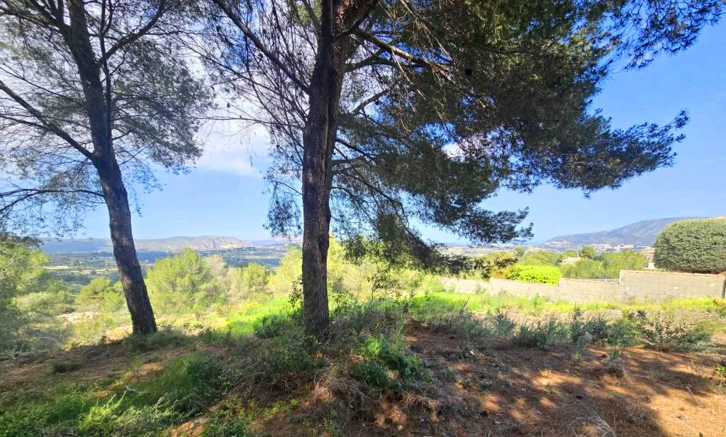 Se vende parcela urbana en Moraira para construccion villa de sueno